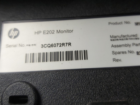 Monitor HP EliteDisplay E202 20" LED, IPS