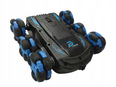 ELEFUN Samochód KASKADERSKI TORNADO CAR zdalnie sterowany NIEBIESKI