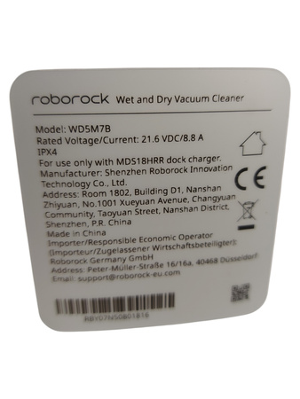 Odkurzacz pionowy bezprzewodowy Roborock F25 RT 40min Funkcja mycia