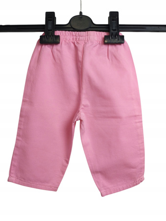 Spodnie dziecięce BENETTON Rozmiar 60 RÓŻOWE