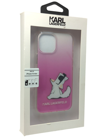 Etui Plecki Karl Lagerfeld do Apple iPhone 13 mini różowy