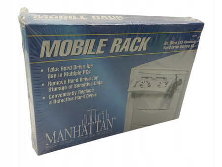 KIESZEŃ NA DYSK TWARDY MANHATTAN MOBILE RACK STACJA DOKUJĄCA