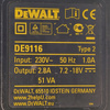 Ładowarka DeWalt DE9116 7,2-18V NiCd NiMH 2,5A szybkie ładowanie