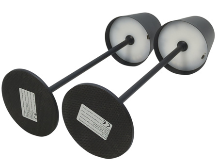 Zestaw 2x bezprzewodowa lampa stołowa Zoeger LED IP54 3000K