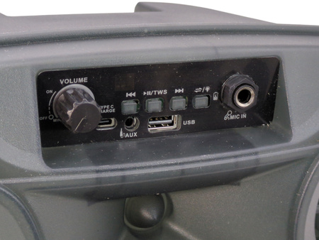 Głośnik Defender BOOMER 12 Bluetooth 15W MP3/FM/USB/AUX/TWS/LED/MIC KARAOKE