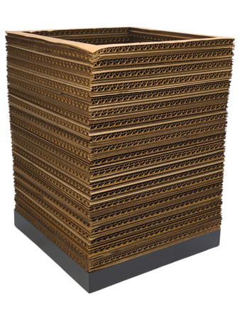 Lampka stołowa LEDVANCE Decor Cardboard Square Table E27 brązowa