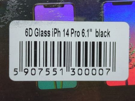 Szkło hartowane 6D Glass do iPhone 14 Pro 6,1"