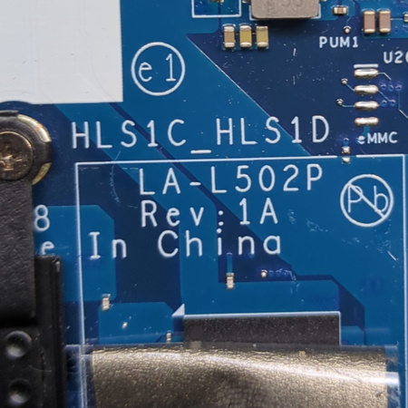 Płyta główna HLS1D LA-L502P laptopa Lenovo IdeaPad 15AMN7 Ryzen 3