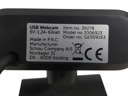 KAMERA INTERNETOWA NOR-TEC USB WEBCAM 1080P