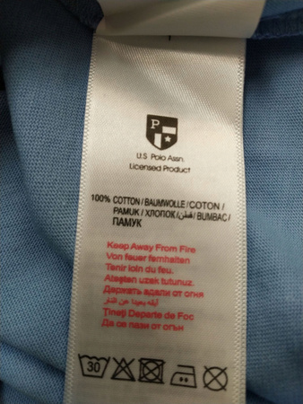 T-SHIRT U.S. POLO ASSN. ROZMIAR 146-152 NIEBIESKI