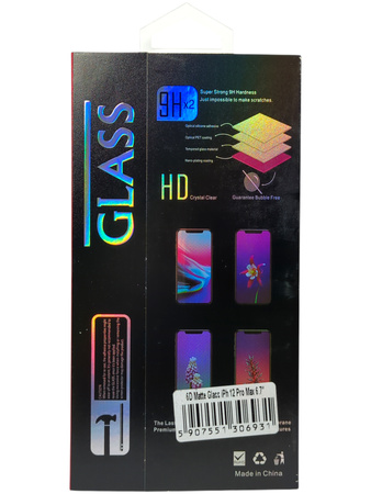 Szkło hartowane 6D do iPhone 12 Pro Max 6.7''