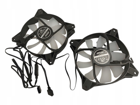 Wentylatory MSI FDB Bearing 120mm x2 / FD12025L12SPAA RBG 2 SZTUKI