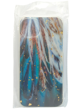 Etui Plecki do Iphone 15 Plus Gold Glam Case