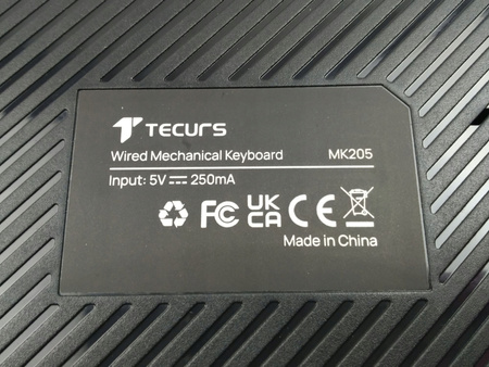 Klawiatura mechaniczna Tecurs MK205 5 klawiszy makro