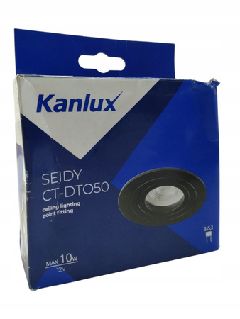 Kanlux Oprawa sufitowa punktowa SEIDY CT-DTO50-B/M