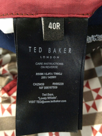 Marynarka męska TED BAKER Rozmiar 40R NIEBIESKA