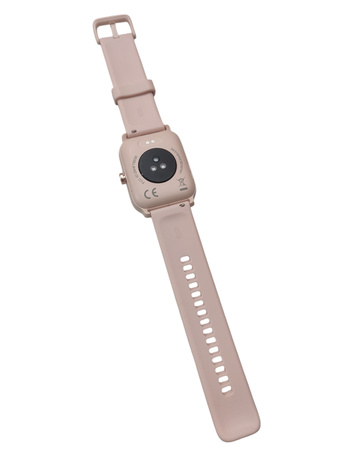 Smartwatch damski na pasku IDW13 różowy + ładowarka