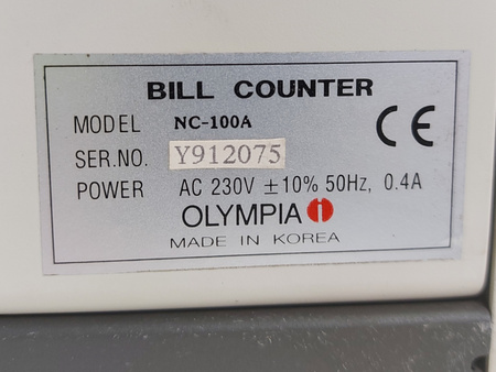 PROFESJONALNA LICZARKA PIENIĘDZY OLYMPIA NC-100A