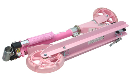 Hulajnoga dziecięca Suotu Rockroad ze świecącymi kółkami Różowa