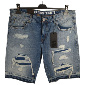 Szorty męskie BLACK SQUAD Rozmiar L NIEBIESKIE