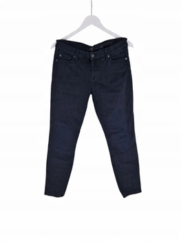 7 for all Mankind Spodnie Damskie Czarne Rozmiar S