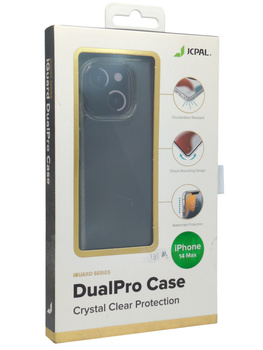 Oryginalne etui Plecki do Iphone 14 Max JCPAL DualPro Case bezbarwny