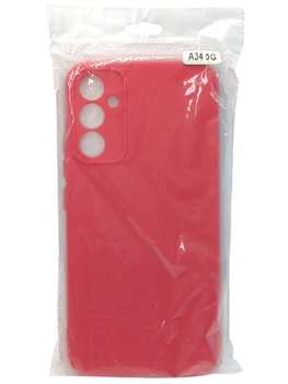 Etui Plecki do Samsung Galaxy A34 5G czerwone