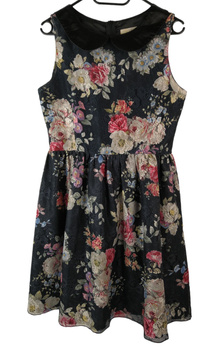 SUKIENKA RISE ROZMIAR M KOLOROWA W KWIATY