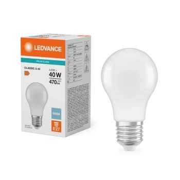 Zestaw 10 żarówek Ledvance LED Classic 4.9W 865 Frosted E27