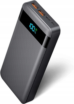 POWERBANK ORZECH K20 26800MAH CZARNY Z WYŚWIETLACZEM