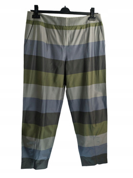 SPODNIE DAMSKIE W PASKI EMPORIO ARMANI ROZ.46
