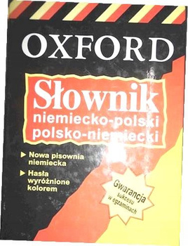 Oxford Słownik niemiecko-polski polsko-niemiecki Praca zbiorowa