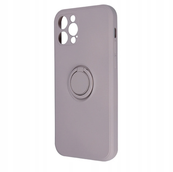 Etui Plecki do Apple Iphone 13 szare Case do Iphone 13 z uchwytem na palec