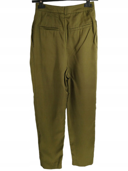 Spodnie damskie MOHITO Rozmiar 32 ZIELONE