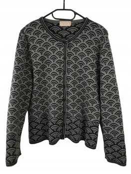 SWETER DAMSKI NIGHTINGALES ROZMIAR M SZARY WE WZORY