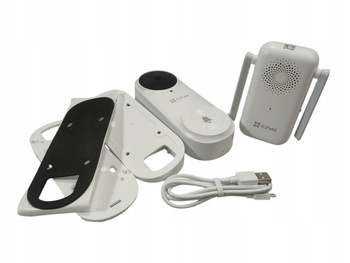 Dzwonek bezprzewodowy do drzwi EZVIZ DB2 2K 176° Wi-Fi Gong PIR Detekcja AI