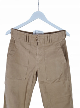 Damskie Spodnie Karmelowe S