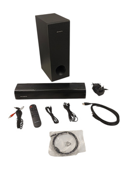 Soundbar z Subwooferem TV PC Gaming 2.1 CH BT 5.3 USB HD-ARC Mevosto D37