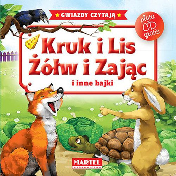 Kruk i lis. Żółw i zając i inne bajki + CD