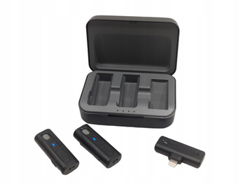 Bezprzewodowe mikrofony krawatowe do iPhone'a, iPada M9-2L