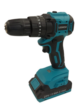 Bezszczotkowa Wiertarka Leeikoo MR3705|bateria| ładowarka| walizka| wiertła