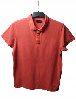 Koszulka Polo męska VISTULA Rozmiar M POMARAŃCZOWA