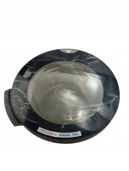 DRZWI CZARNE + ZAWIAS + UCHWYT KL6S192U56 PRALKO-SUSZARKI BEKO