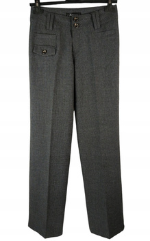 Spodnie Damskie Perfect w Kolorze Szarym, Rozmiar 36