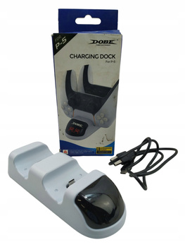 ŁADOWARKA STACJA DOKUJĄCA 2 PADY PLAYSTATION DUALSENSE PS5 TP5-0506