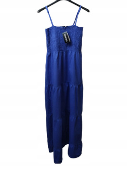 Sukienka damska na ramiączkach ESMARA Rozmiar S NIEBIESKA