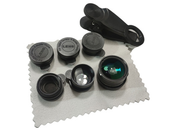 Obiektyw do telefonu XH-700 7w1 MACRO + SZEROKOKĄTNY DO TELEFONU