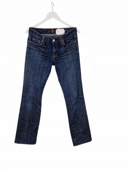 7 For All Mankind Damskie Spodnie Jeansowe Niebieskie (Brak rozmiaru na met