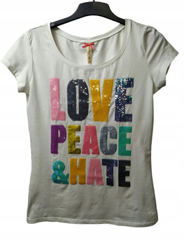 T-Shirt damski KEY LARGO GIRLS Rozmiar L BIAŁY