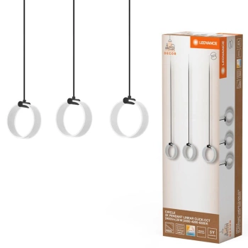 Lampa wisząca LEDVANCE DECOR CIRCLE Pendant Linear 600mm 36W Click CCT